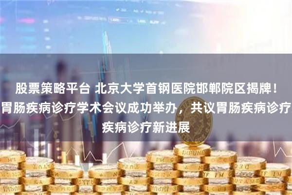 股票策略平台 北京大学首钢医院邯郸院区揭牌！京津冀胃肠疾病诊疗学术会议成功举办，共议胃肠疾病诊疗新进展